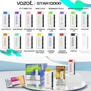 Buy Vozol Star 12000 Puffs Diposable Vape