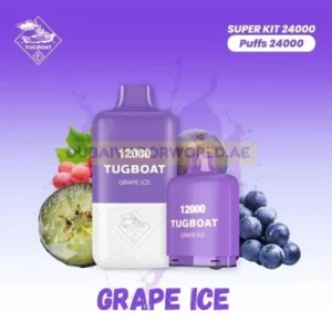Tugboat Super 24000 Grape ice Disposable Vape 24000 Puffs