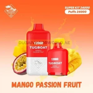 Tugboat Super 24000 Mango Passion Fruit Disposable Vape 24000 Puffs