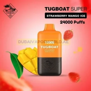 Tugboat Super 24000 Strawberry Mango ice Disposable Vape 24000 Puffs