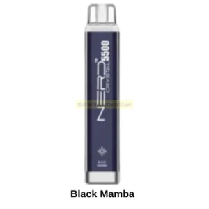 Buy Nerd Crystal 5500 Puffs Black Mamba in dubai