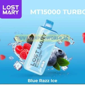 Buy now Lost mary 15000 turbo blue Razz ice