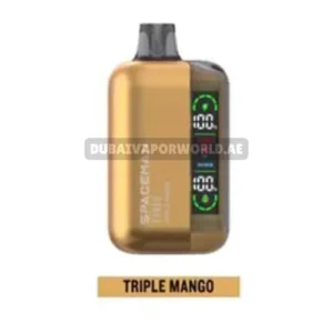 Buy Spaceman Turbo Tripple Mango 15000 Puffs disposable vape